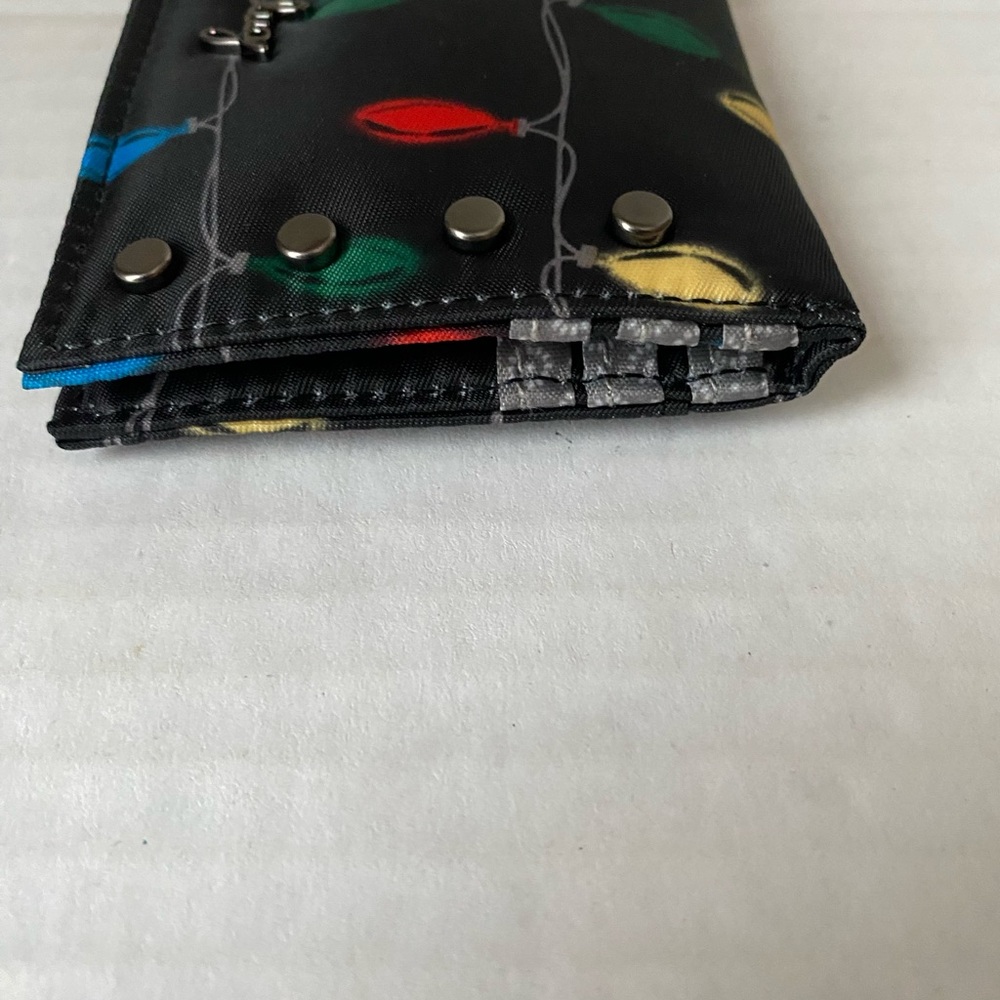 Lug Walkover Wallet Lights Black New - Picture 7 of 13